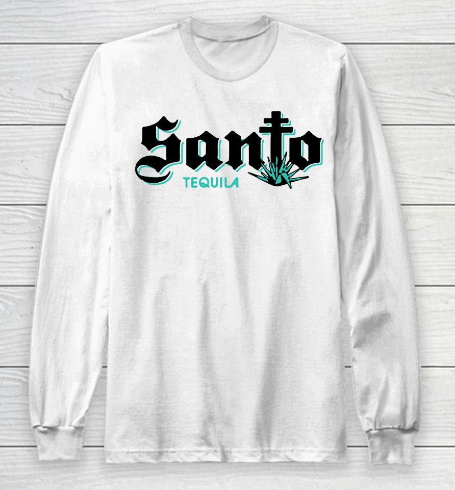 Santo Tequila Shirt Santa Tequila Long Sleeve T-Shirt
