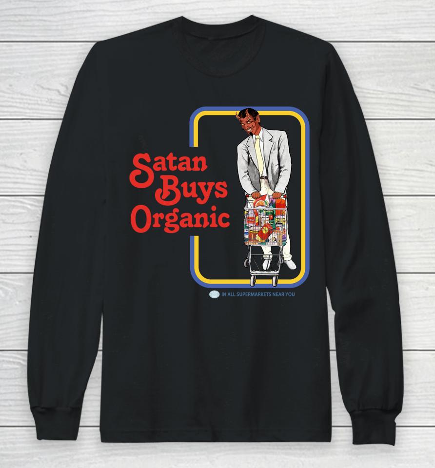 Satan Buys Organic Long Sleeve T-Shirt