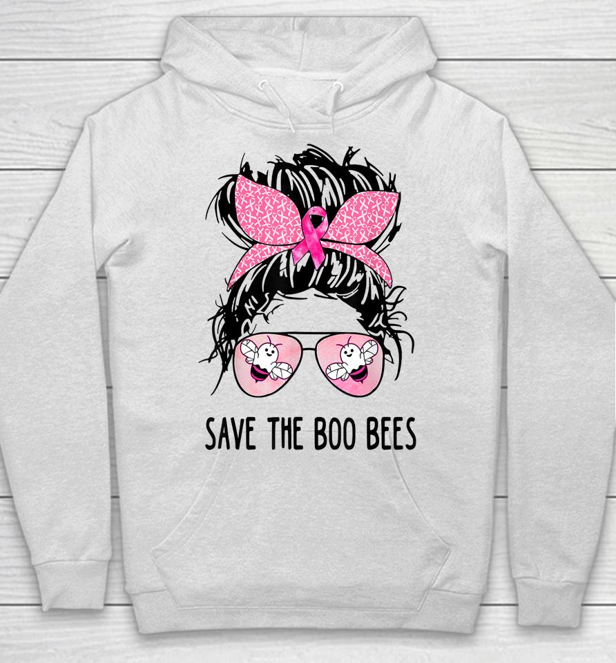 Save The Boo Bees Boobees Breast Cancer Awareness Halloween Hoodie