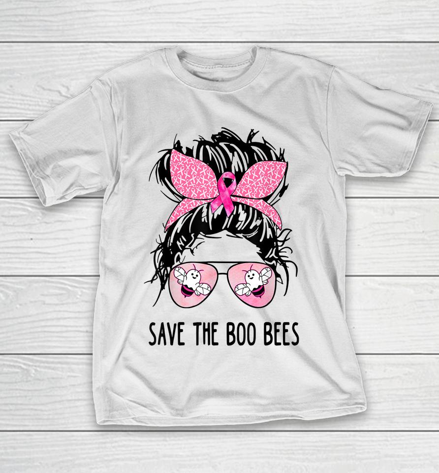 Save The Boo Bees Boobees Breast Cancer Awareness Halloween T-Shirt