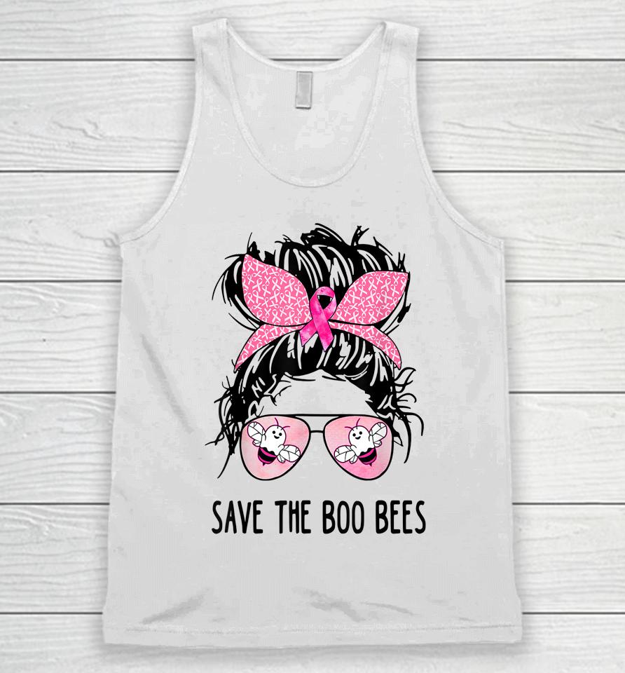 Save The Boo Bees Boobees Breast Cancer Awareness Halloween Unisex Tank Top