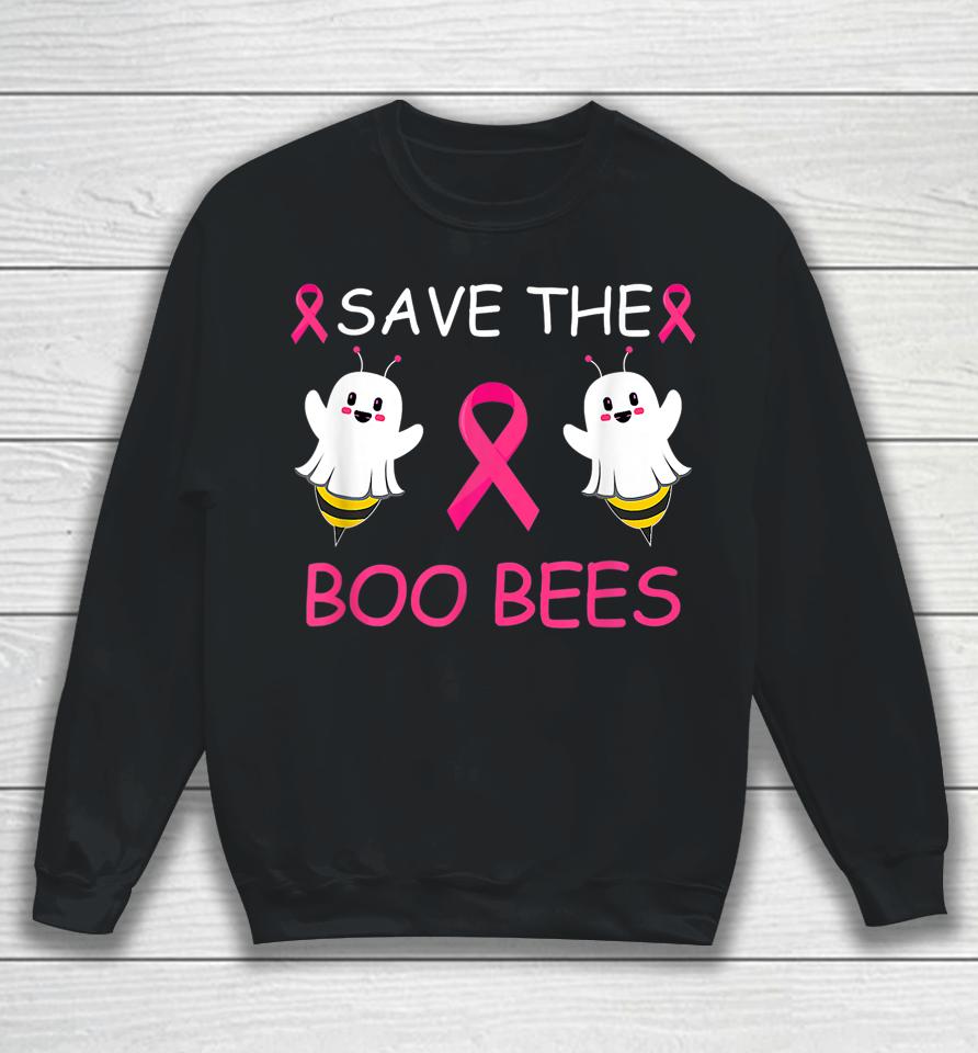 Save The Boo Bees Halloween Breast Cancer Sweatshirt