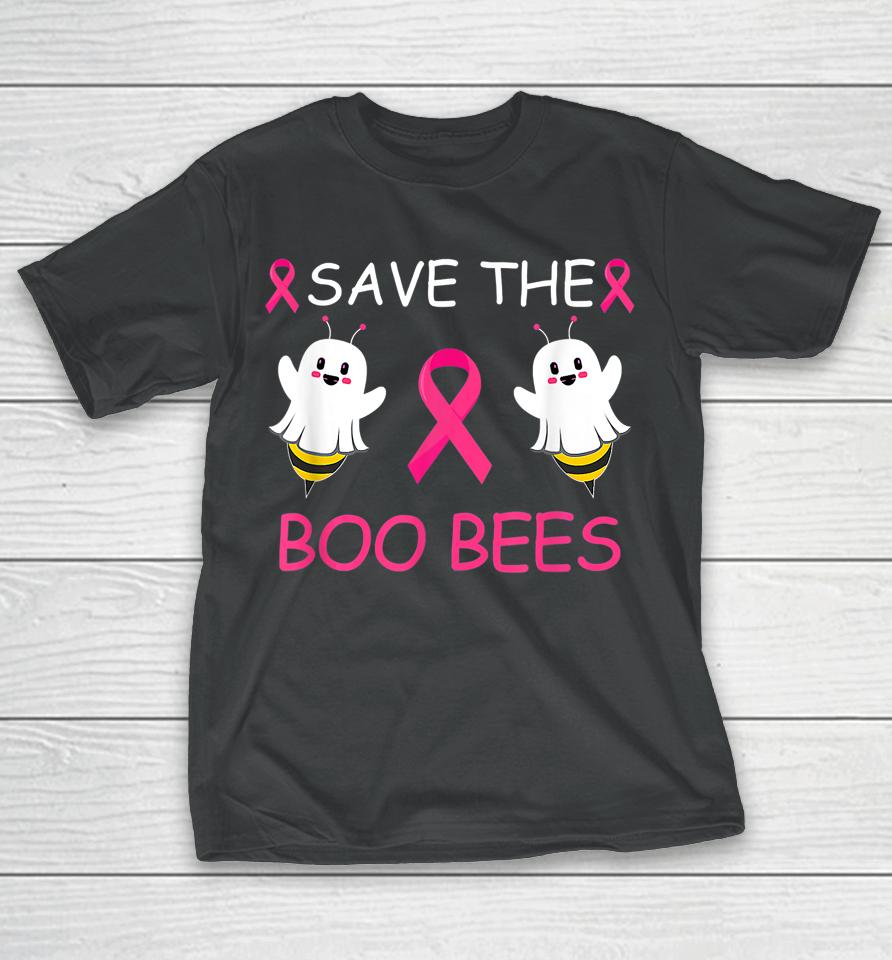 Save The Boo Bees Halloween Breast Cancer T-Shirt