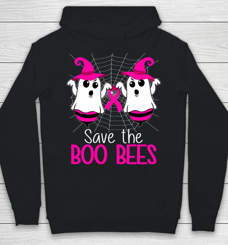 Save The Boo Bees Shirt Breast Cancer Awareness Halloween Hoodie
