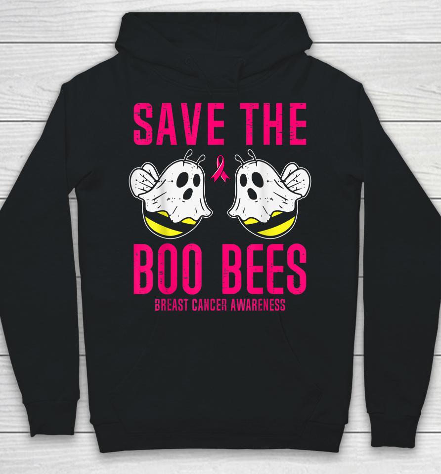 Save The Boobees Boo Bees Breast Cancer Halloween Hoodie