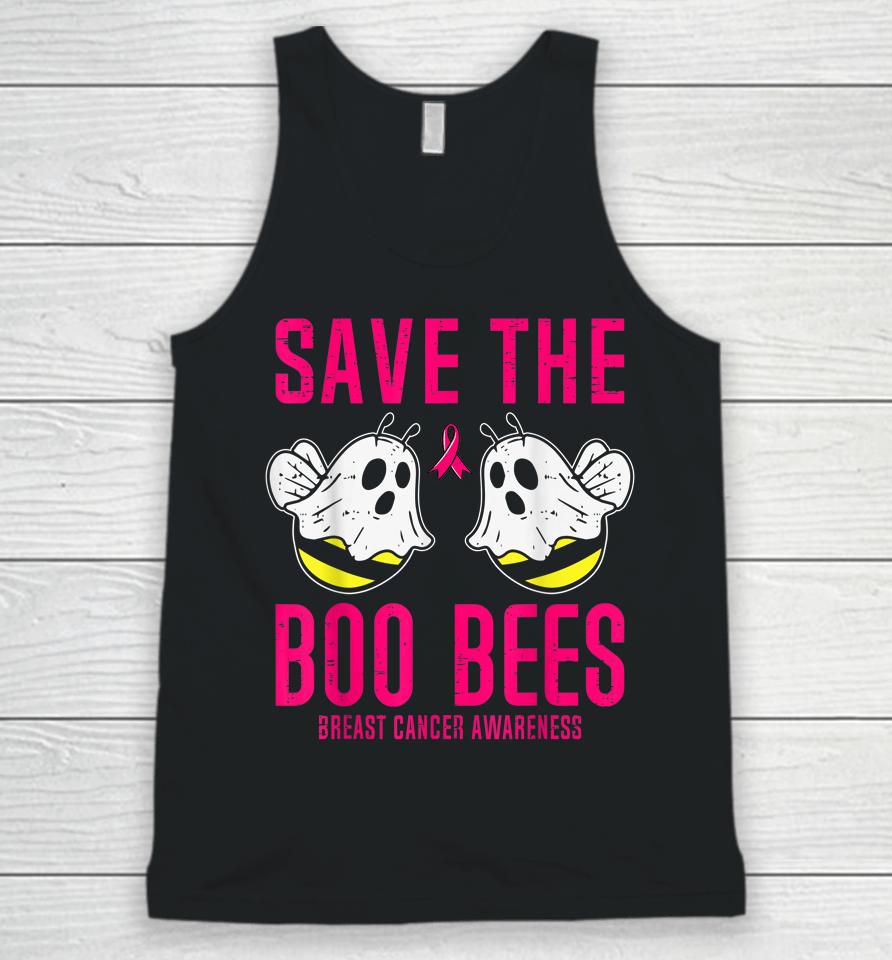 Save The Boobees Boo Bees Breast Cancer Halloween Unisex Tank Top