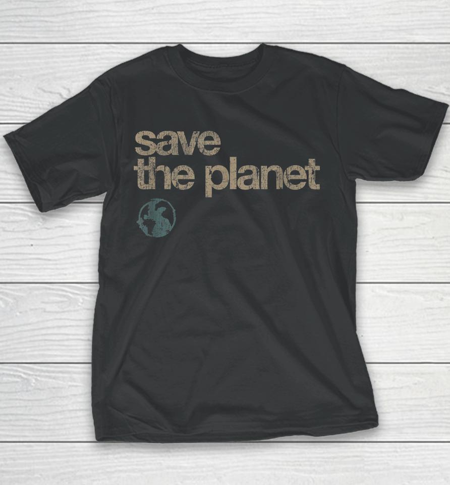 Save The Planet Vintage Earth Day Youth T-Shirt