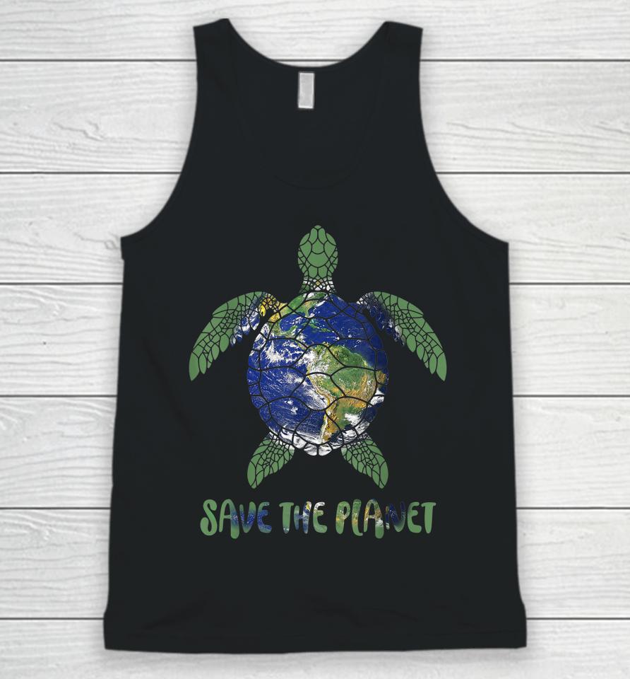 Save The Planet World Earth Day Environmental Unisex Tank Top