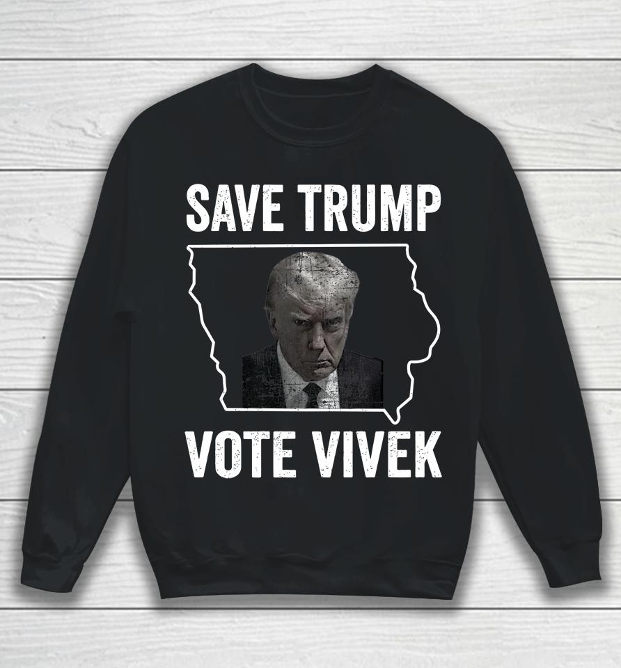 Save Trump Vote Vivek 2024 Ramaswamy President Sweatshirt