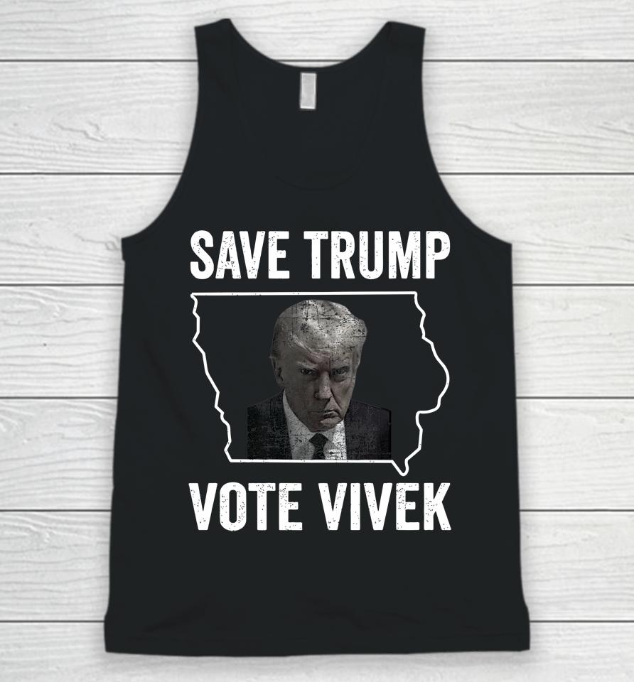Save Trump Vote Vivek 2024 Ramaswamy President Unisex Tank Top