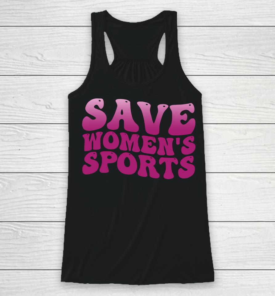 Save Women's Sports Racerback Tank