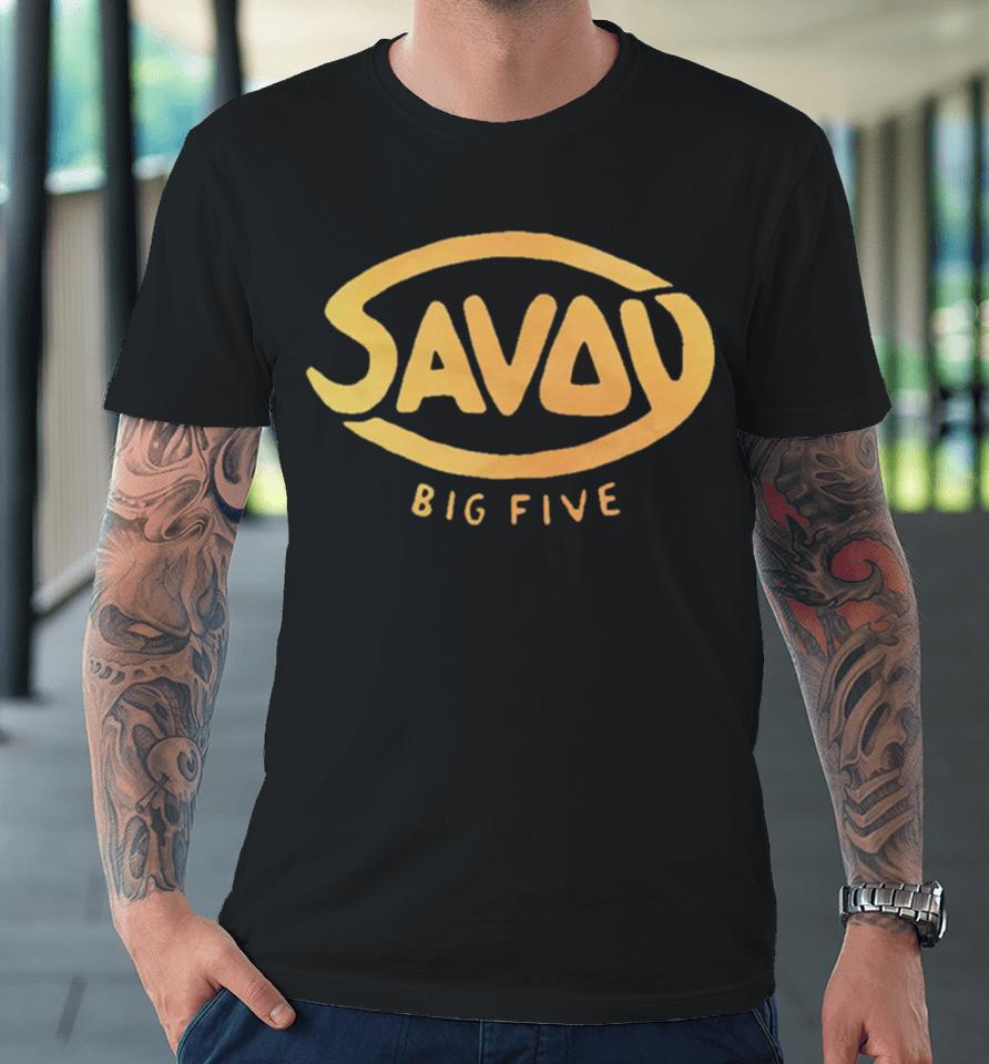 Savoy Big Five Logo Vintage Premium T-Shirt