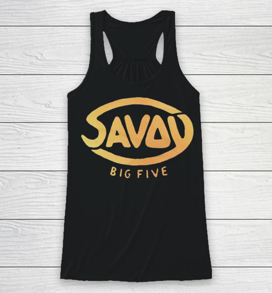 Savoy Big Five Logo Vintage Racerback Tank