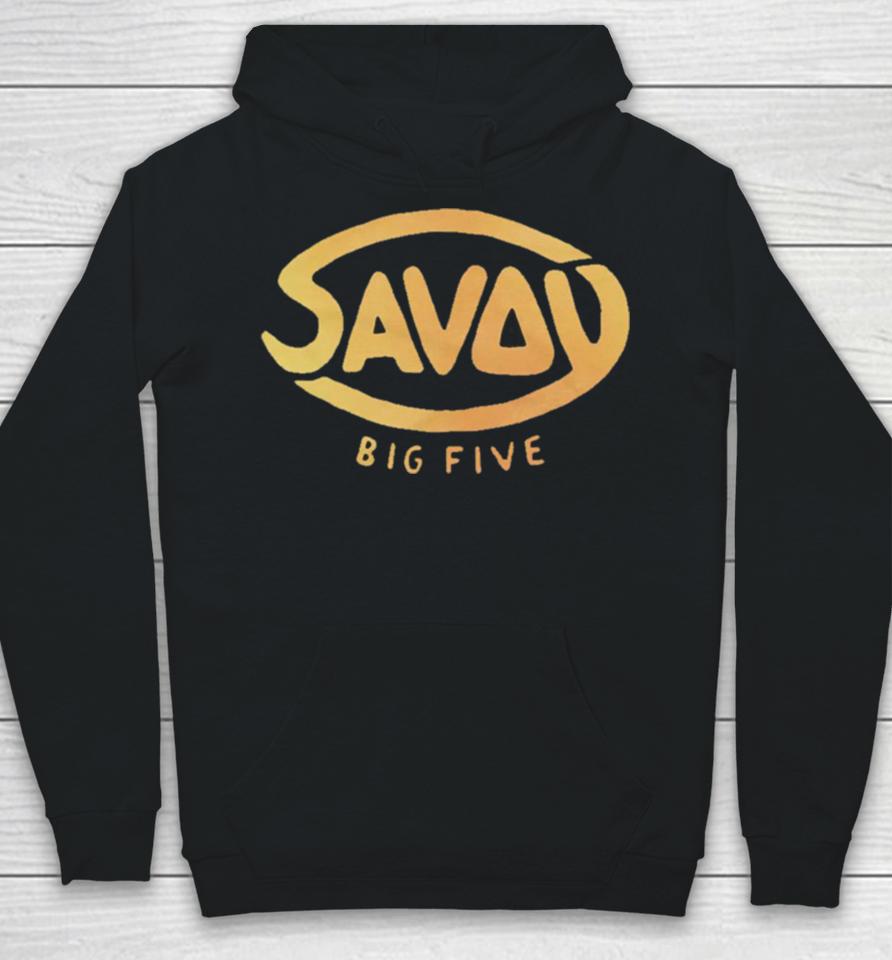 Savoy Big Five Logo Vintage Hoodie
