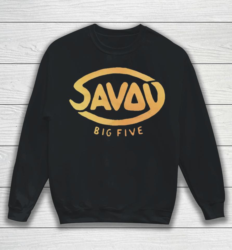 Savoy Big Five Logo Vintage Sweatshirt
