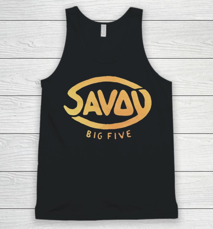 Savoy Big Five Logo Vintage Unisex Tank Top