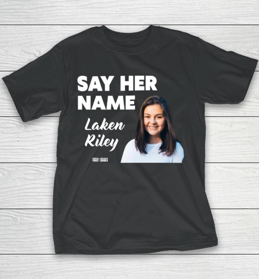 Say Her Name Laken Riley Youth T-Shirt