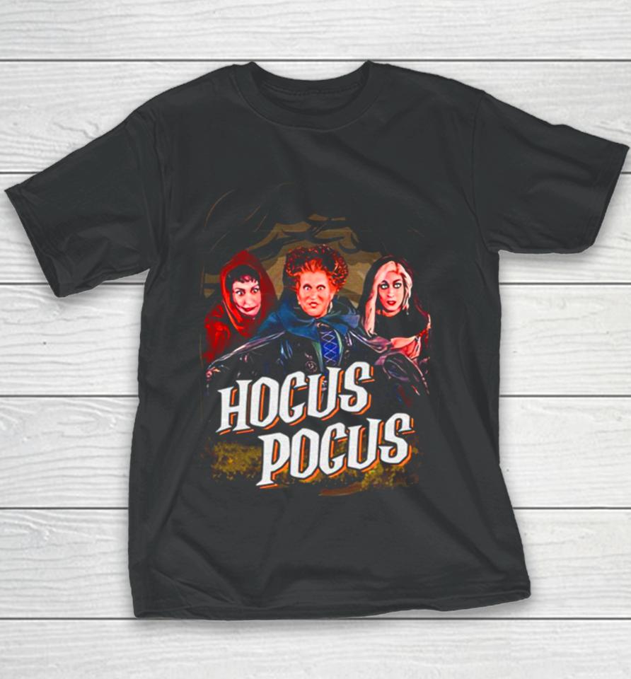 Scary 90S Movie Halloween Hocus Pocus Youth T-Shirt