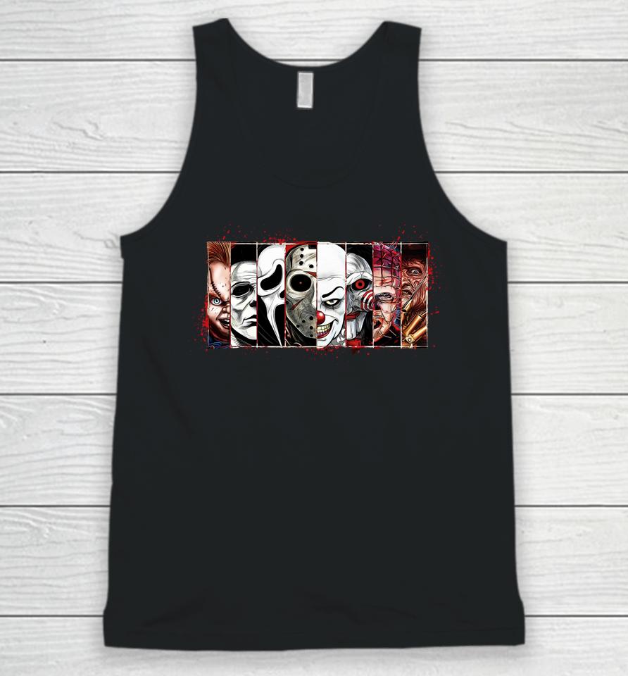 Scary Horror Movies Halloween Costume Party Gift Unisex Tank Top