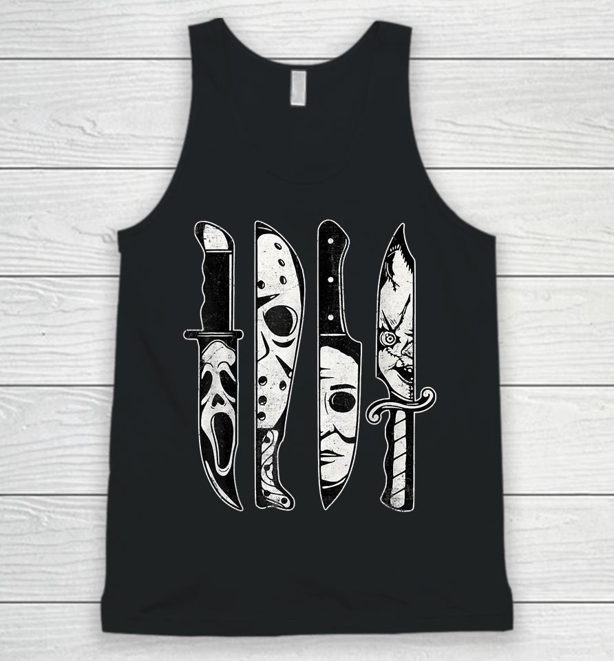 Scary Horror Movies Halloween Horror Costumes Unisex Tank Top