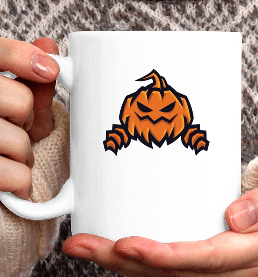 Scary Pumpkin Halloween Coffee Mug