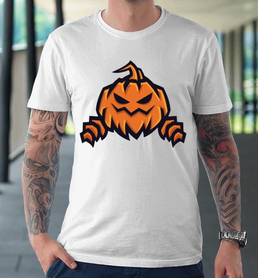Scary Pumpkin Halloween Premium T-Shirt