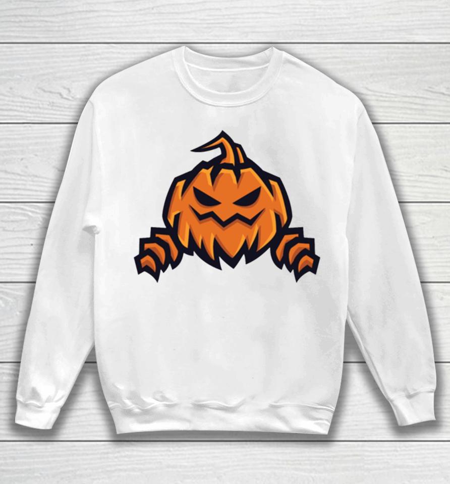 Scary Pumpkin Halloween Sweatshirt