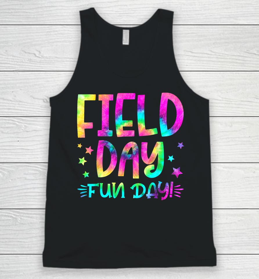 School Field Day Fun Tie Dye Field Day 2023 Teacher Kids Unisex Tank Top