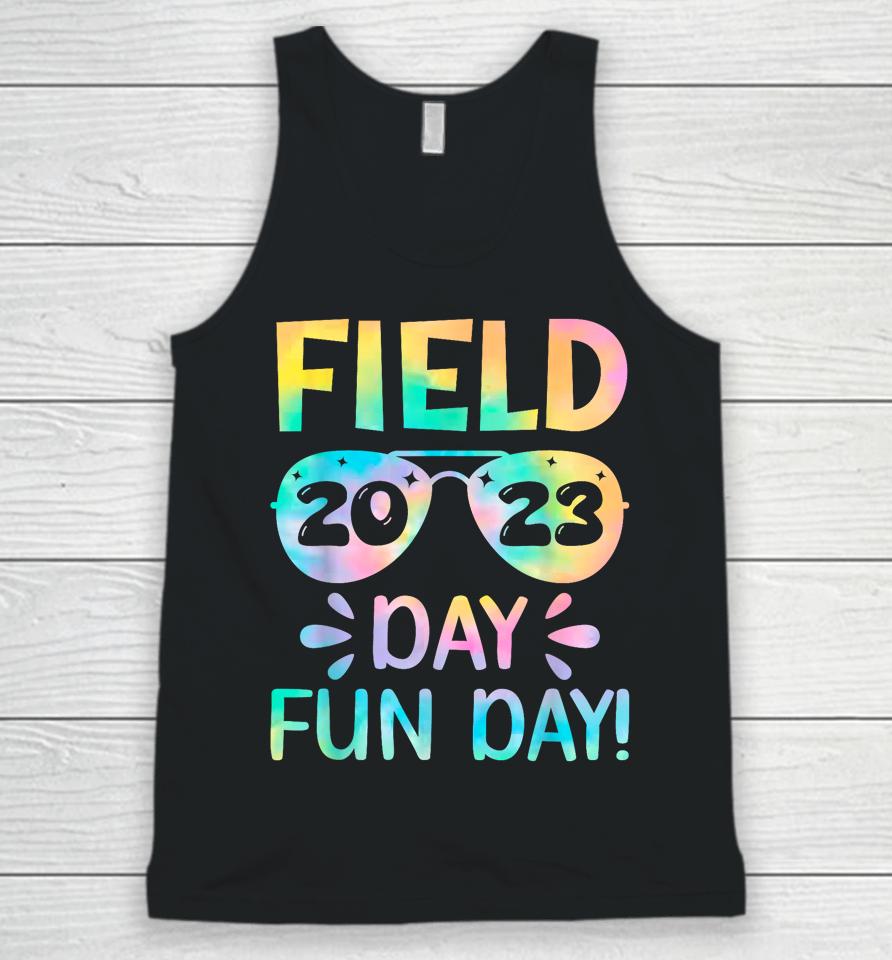 School Field Day Fun Tie Dye Field Day 2023 Teacher Kids Unisex Tank Top