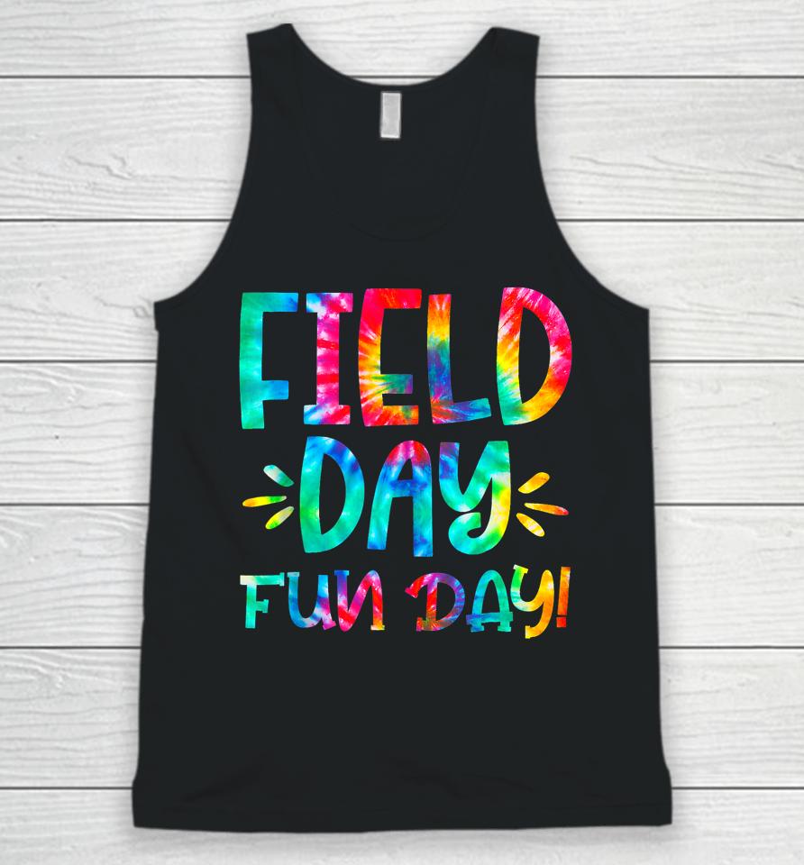 School Field Day Fun Tie Dye Field Day 2023 Teacher Unisex Tank Top