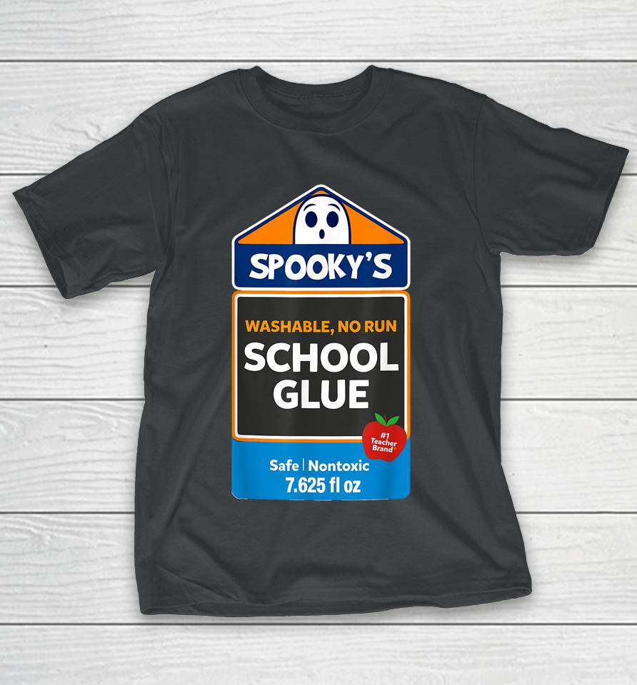 School Glue Halloween Costume For Teachers Students T-Shirt