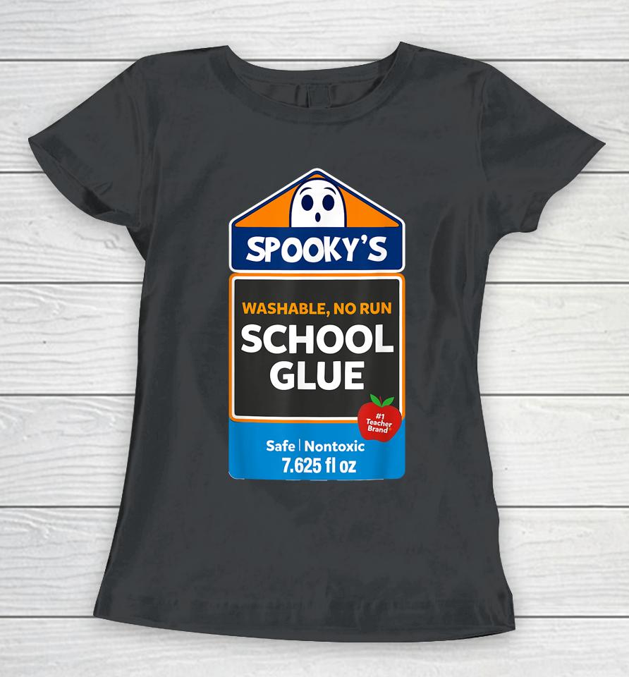 School Glue Halloween Costume For Teachers Students Women T-Shirt