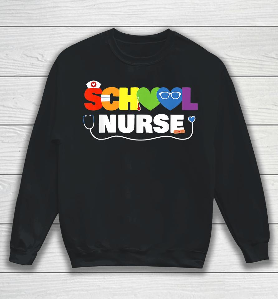 School Nurse Gift Registered Nurse Back To School Nursing Sweatshirt