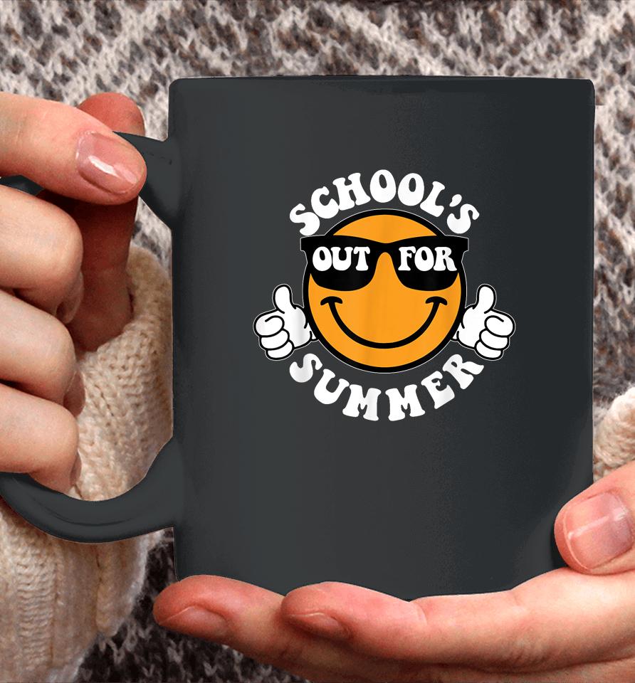 Schools Out For Summer Last Day Of School Smile Teacher Life Coffee Mug