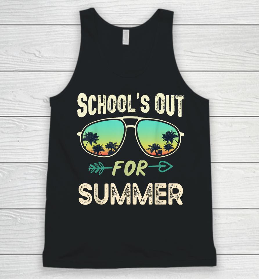 Schools Out For Summer Last Day Of School Student Teacher Unisex Tank Top