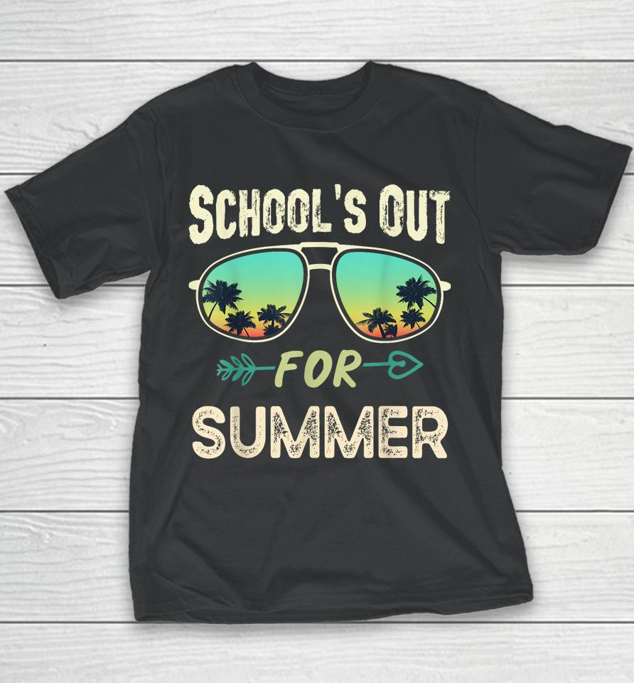 Schools Out For Summer Last Day Of School Student Teacher Youth T-Shirt