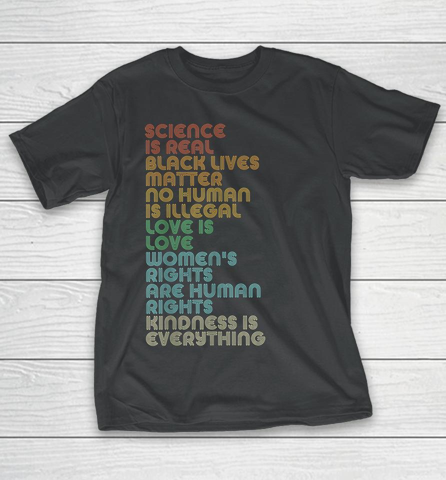Science Is Real Black Lives Matter T-Shirt