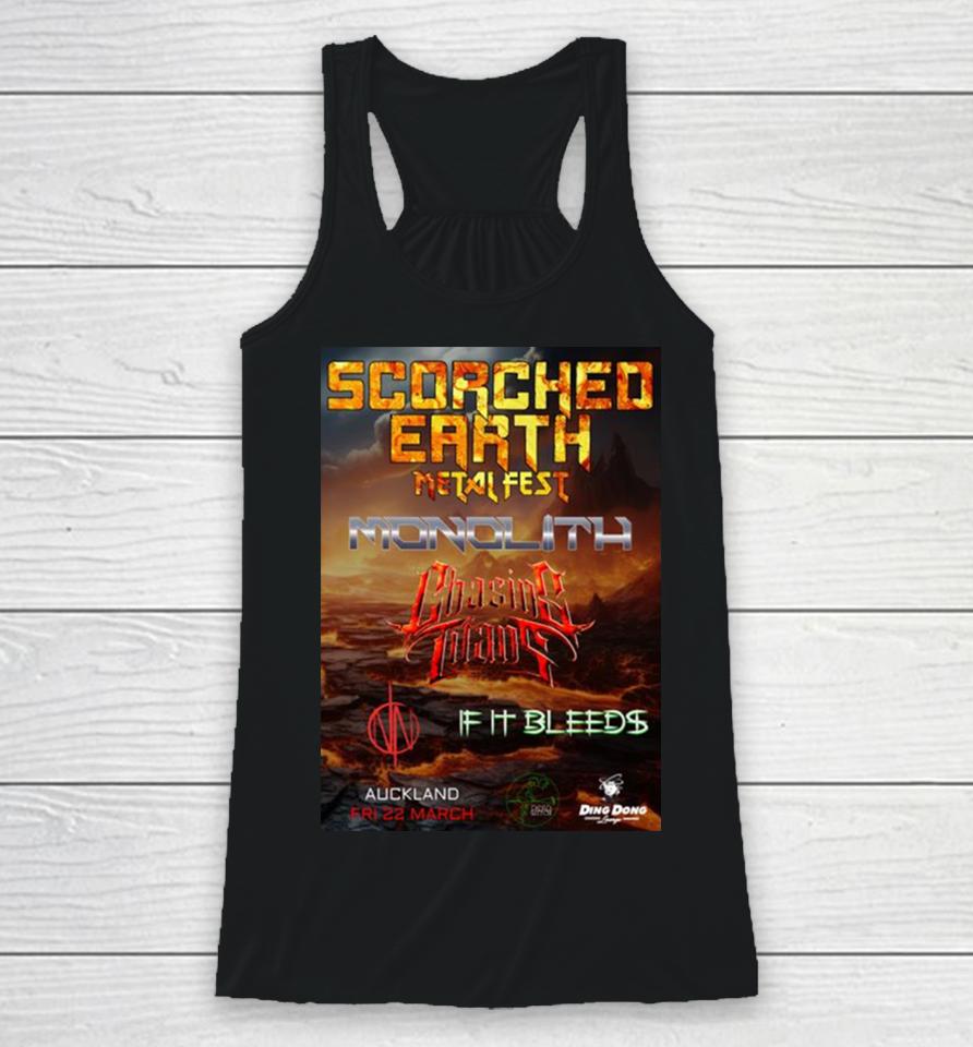 Scorched Earth Metal Fest Monolith Tour Fri 2 March 2024 Racerback Tank