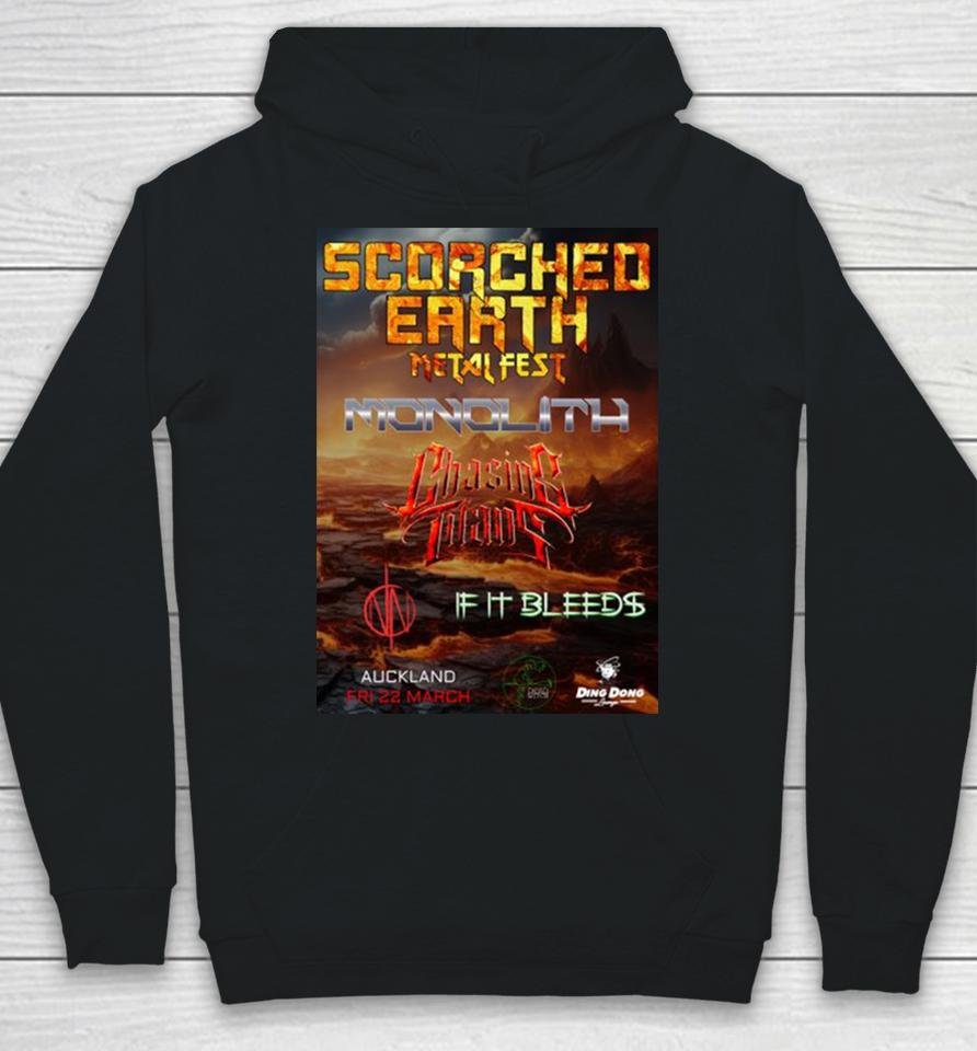 Scorched Earth Metal Fest Monolith Tour Fri 2 March 2024 Hoodie