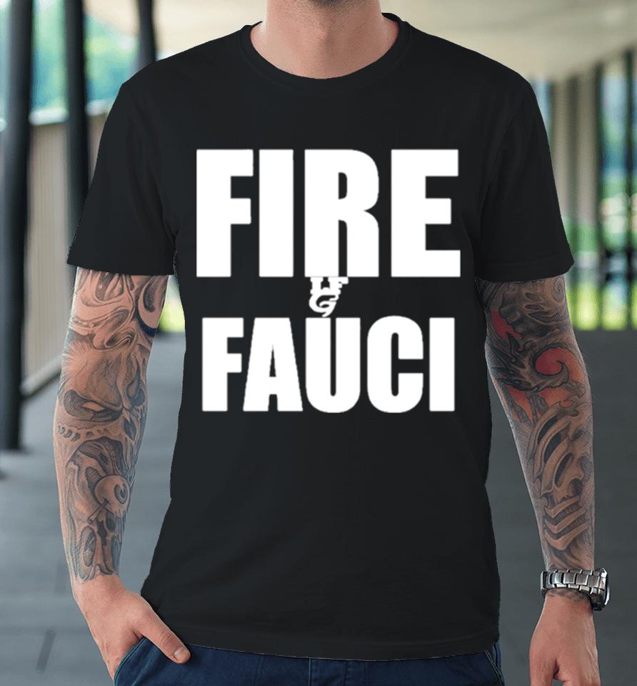 Scott Presler Wearing Fire Fauci Premium T-Shirt