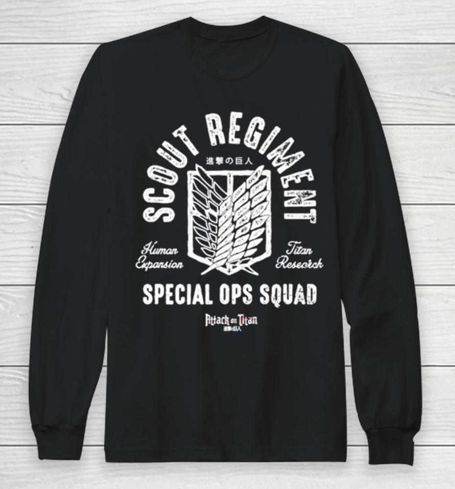 Scout Regiment Special Ops Squad Long Sleeve T-Shirt