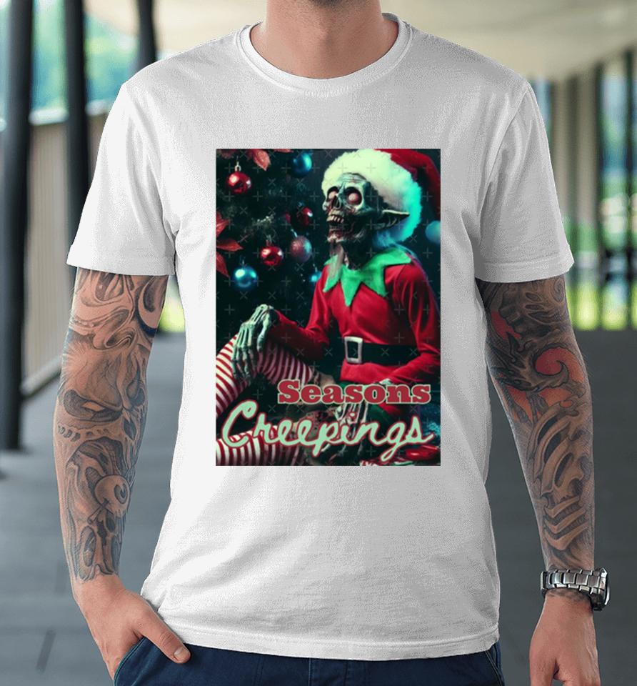 Seasons Creepings Christmas Zombie Elf Premium T-Shirt
