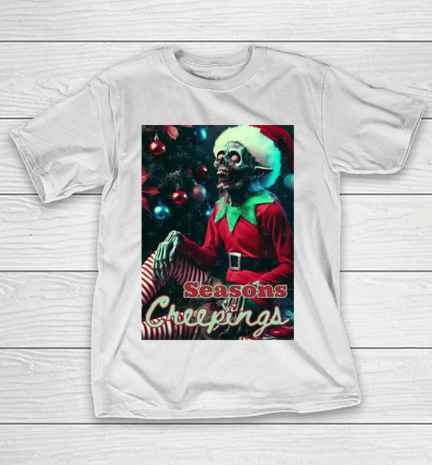 Seasons Creepings Christmas Zombie Elf T-Shirt