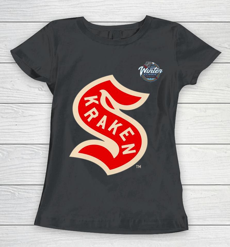 Seattle Kraken 2024 Nhl Winter Classic Women T-Shirt