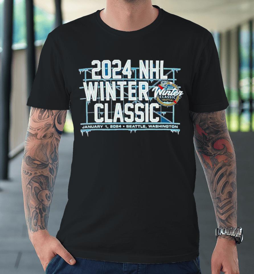 Seattle Kraken Marketplace Winter Classic 2024 Nhl Premium T-Shirt