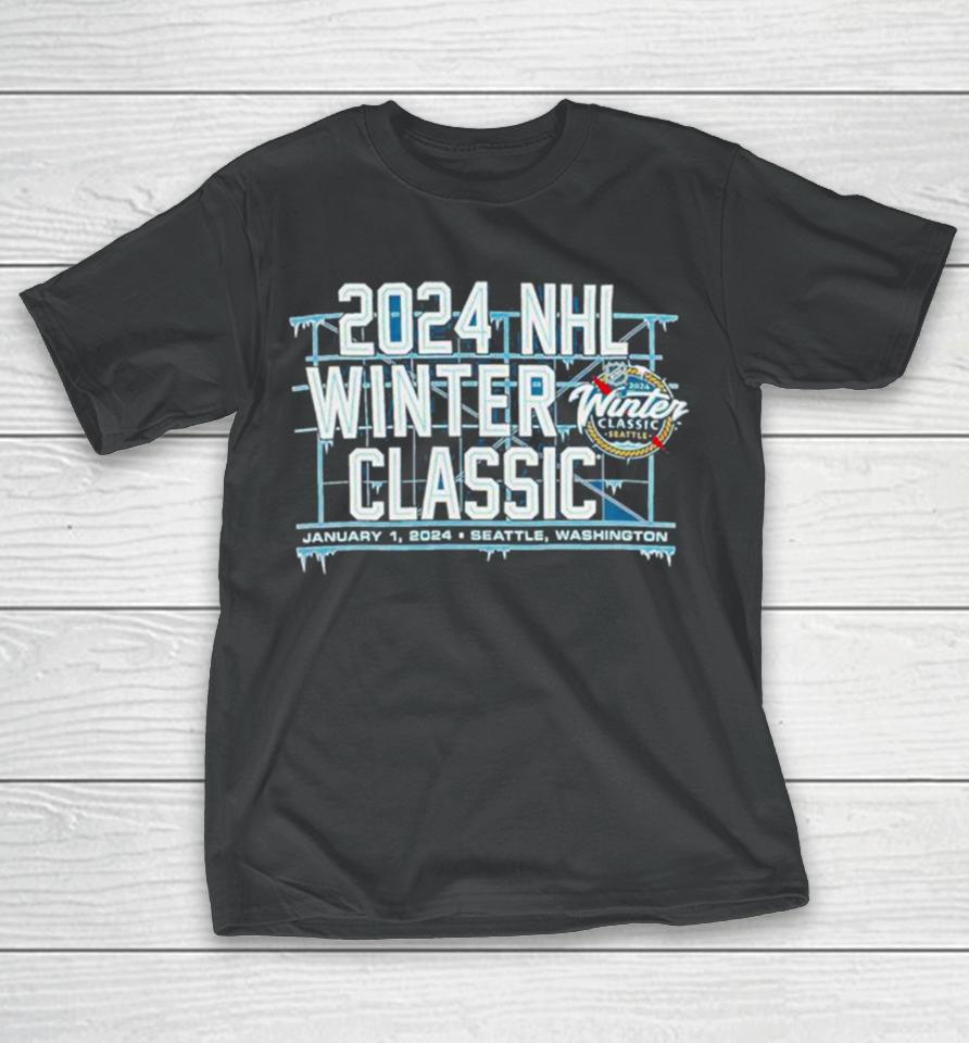 Seattle Kraken Marketplace Winter Classic 2024 Nhl T-Shirt