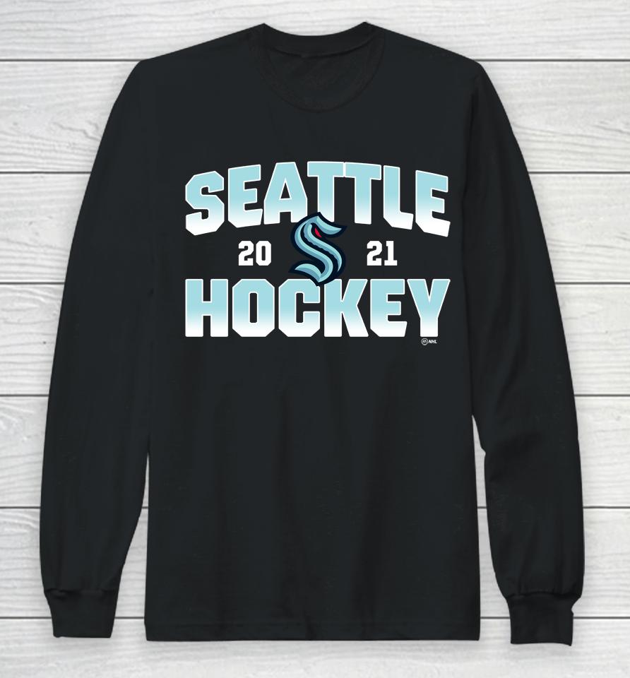 Seattle Kraken Skate Or Die 2021 Long Sleeve T-Shirt