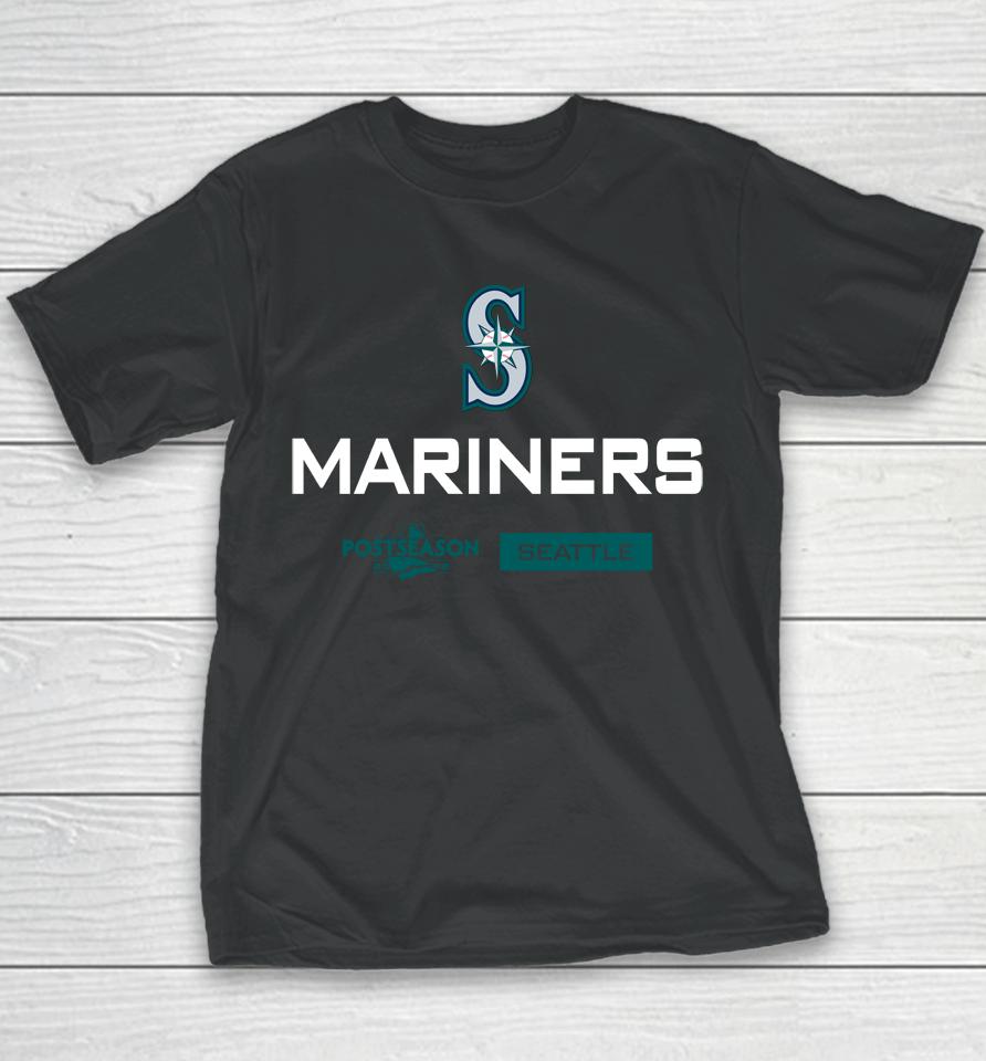 Seattle Mariners 2022 Postseason Collection Dugout Youth T-Shirt