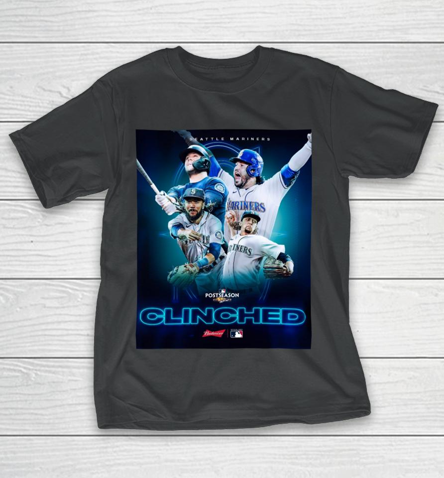 Seattle Mariners Clinched 2022 Postseason T-Shirt