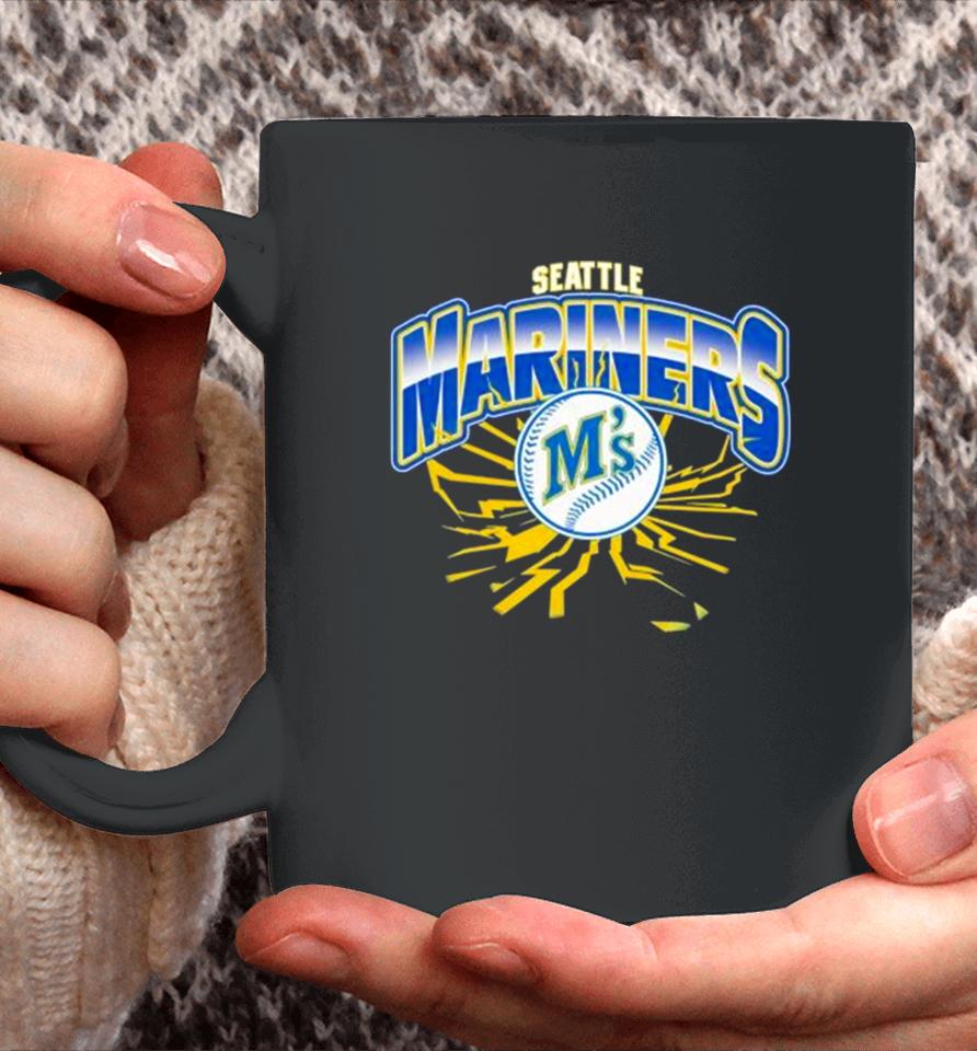 Seattle Mariners Earthquake Baseball Lightning Coffee Mug
